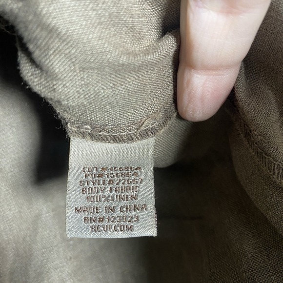 XCVI Linen Clementine Convertible 22667 Skirt Mini Dress Boho Women's Medium - Picture 5 of 9